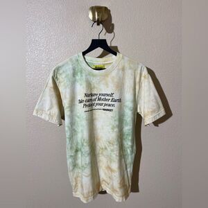 Market Green and Tan Earth Message T-Shirt